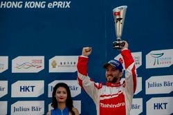 Podium: troisième place Nick Heidfeld, Mahindra Racing