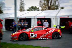 #49 DeFelice Homes Ferrari 488 GT3: Andrea Montermini, Benny Simonsen