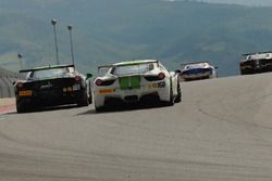 #160 Stratstone Ferrari Ferrari 458: Wayne Marrs and #183 Ineco MP Racing Ferrari 458: Manuela Gos