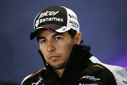 Sergio Perez, Sahara Force India F1 in the press conference