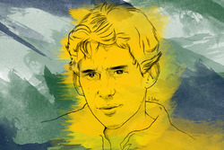 Ayrton Senna portret