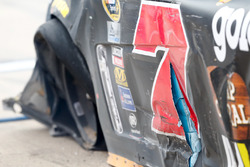 Regan Smith, Tommy Baldwin Racing Chevrolet crash