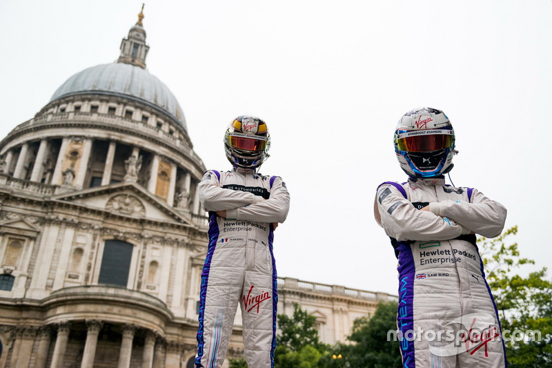 Jean-Eric Vergne and Sam Bird, DS Virgin Racing