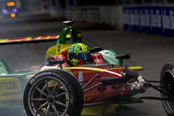 Crash Lucas di Grassi, ABT Schaeffler Audi Sport