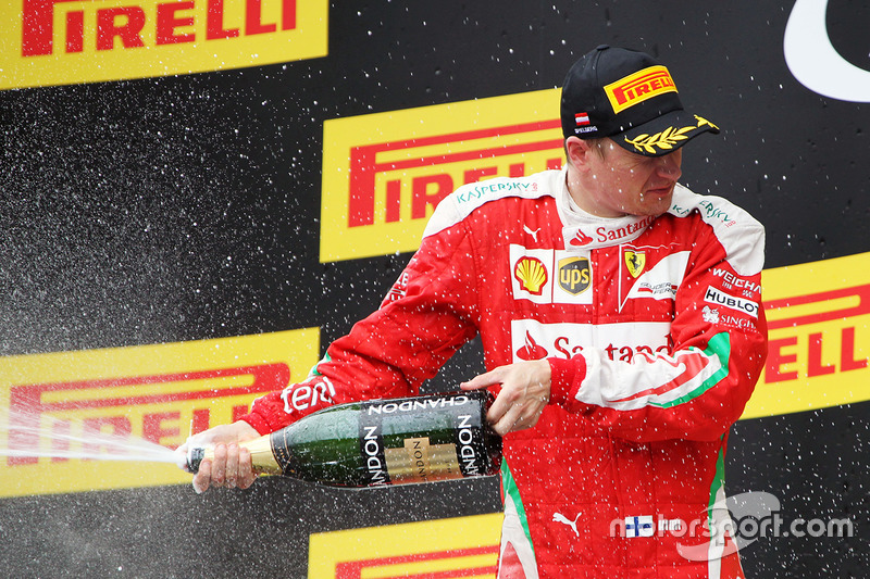84e podium pour Räikkönen