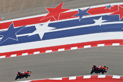 Kimi Raikkonen, Ferrari SF16-H leads team mate Sebastian Vettel, Ferrari SF16-H