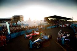 Il vincitore della gara Sebastien Buemi, Renault e.Dams