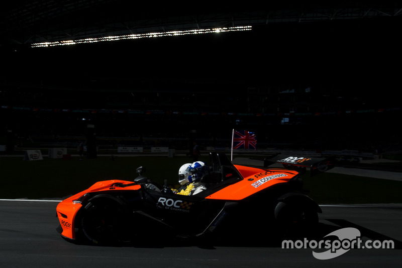 David Coulthard, driving the KTM X-Bow Comp R
