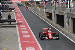 Sebastian Vettel, Ferrari SF70H, cockpit shield