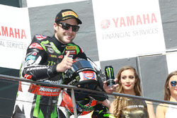 Podium: race winner Jonathan Rea, Kawasaki Racing