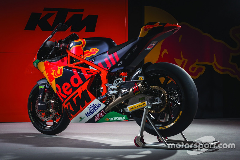 La moto di the Red Bull KTM Ajo Team