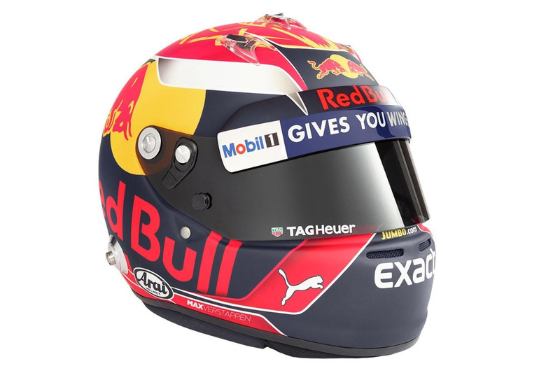 Casco de Max Verstappen, Red Bull Racing