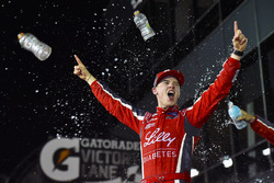Ryan Reed, Roush Fenway Racing Ford celebrates his win in Victory Lane