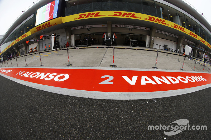 Suasana pit lane