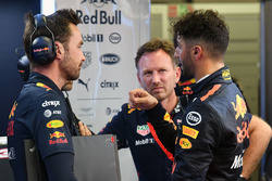 Christian Horner, Red Bull Racing Takım Patronu ve Daniel Ricciardo, Red Bull Racing