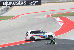 Stefano Manzi, Sky Racing Team VR46, crash