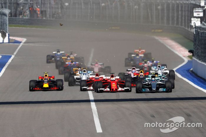 O triunfo de Bottas passou pela excelente largada, quando superou a dupla da Ferrari antes da primeira curva.