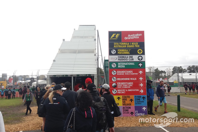 Jembatan penyeberangan sirkuit Albert Park
