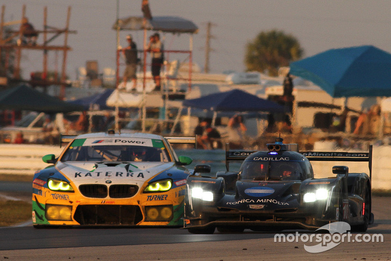 #10 Wayne Taylor Racing Cadillac DPi: Ricky Taylor, Jordan Taylor, Alex Lynn, #96 Turner Motorsport BMW M6 GT3: Jens Klingmann, Justin Marks, Jesse Krohn
