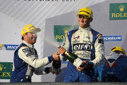 LMP2 podium: winners Andre Negrao, Gustavo Menezes, Nicolas Lapierre, Signatech Alpine