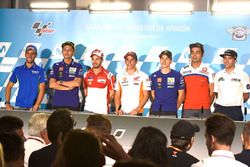 Alex Rins, Team Suzuki MotoGP, Valentino Rossi, Yamaha Factory Racing, Andrea Dovizioso, Ducati Team, Marc Marquez, Repsol Honda Team, Maverick Viñales, Yamaha Factory Racing, Danilo Petrucci, Pramac Racing, Simeon