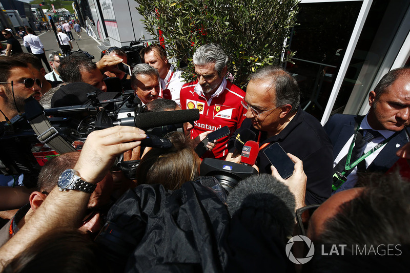Sergio Marchionne, CEO, Fiat Chrysler & Ferrari, Maurizio Arrivabene, Takım Patronu, Ferrari