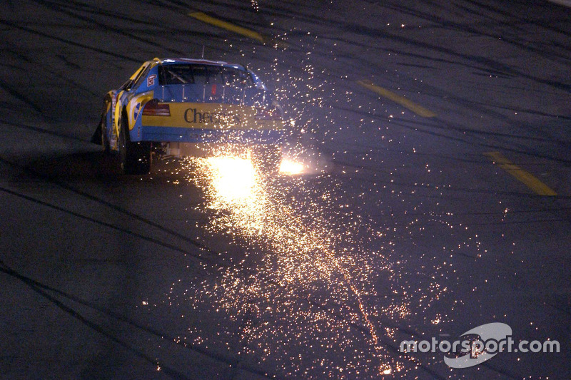 John Andretti maakt vuurwerk