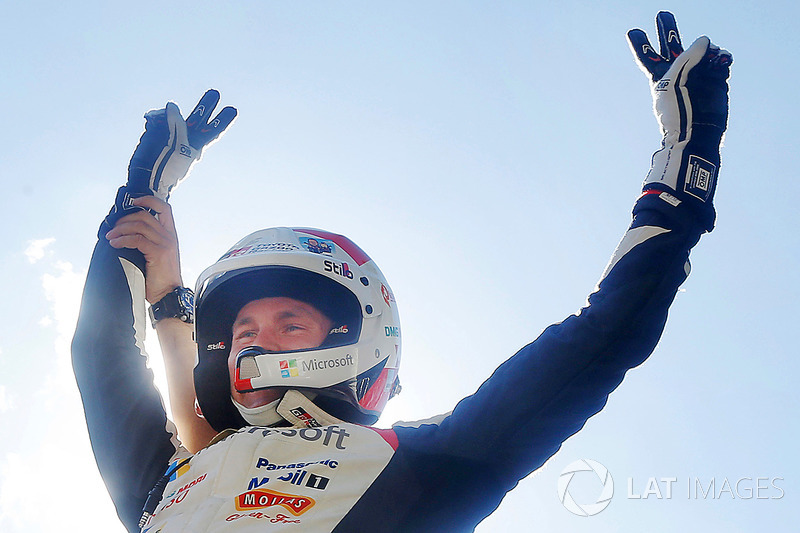 Le vainqueur Esapekka Lappi, Toyota Racing