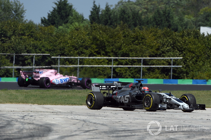 Santino Ferrucci, Haas F1 Team VF-17 se trompea