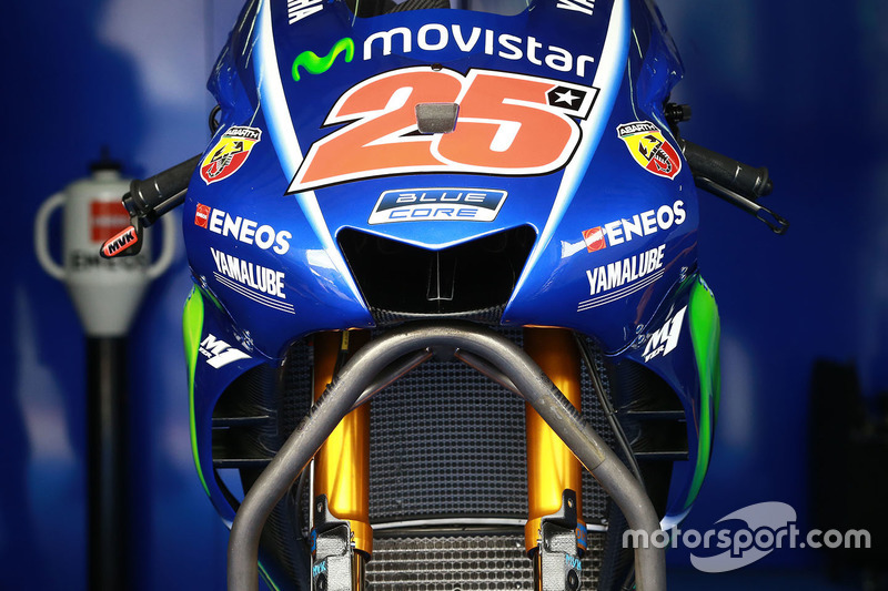 Detail: Bike von Maverick Viñales, Yamaha Factory Racing