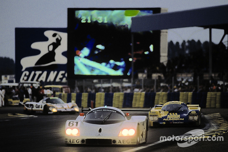 #61 Team Sauber Mercedes, Sauber C9 Mercedes-Benz: Mauro Baldi, Kenny Acheson, Gianfranco Brancatelli