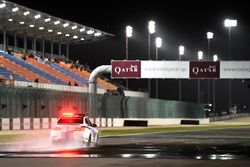 BMW Safety Car on the track inspection, Wet track