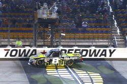 John Hunter Nemechek, SWM-NEMCO Motorsports Chevrolet takes the win