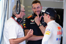 Dr Helmut Marko, Red Bull Motorsport Consultant and Max Verstappen, Red Bull Racing