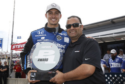 Le poleman Graham Rahal, Rahal Letterman Lanigan Racing Honda