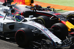 Felipe Massa, Williams FW40, battles, Max Verstappen, Red Bull Racing RB13