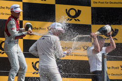 Podium: Loic Duval, Audi Sport Team Phoenix, Audi RS 5 DTM, Marco Wittmann, BMW Team RMG, BMW M4 DTM, Stefan Reinhold, BMW Team RMG