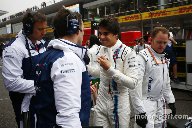 Lance Stroll, Williams, on the grid