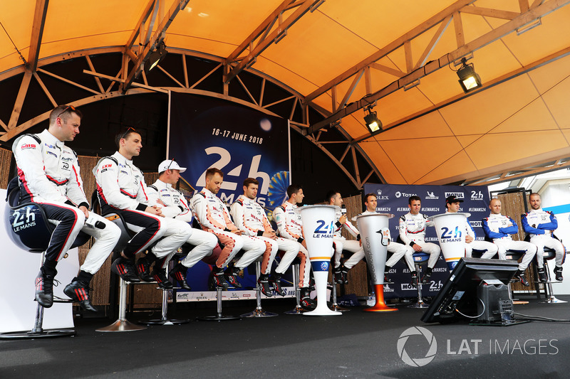 Les pilotes Porsche GT Team