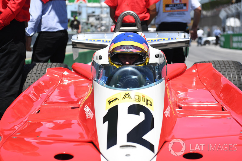 Jacques Villeneuve, drives his Fathers 1978 Canadian GP winning Ferrari 312T3