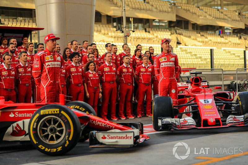 Kimi Raikkonen, Sebastian Vettel, Ferrari SF70H
