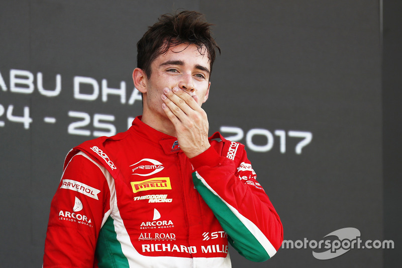 Podyum: Yarış galibi Charles Leclerc, PREMA Powerteam
