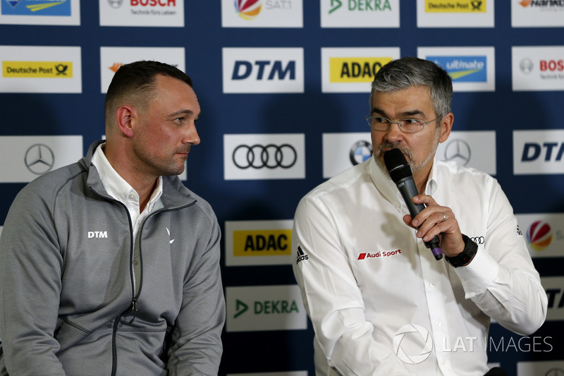Achim Kostron, Managing Director ITR, Dieter Gass, Capo del DTM Audi Sport