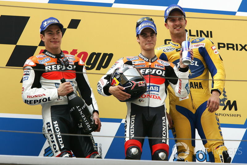 2006: GP de China, primera victoria en MotoGP en su cuarta carrera