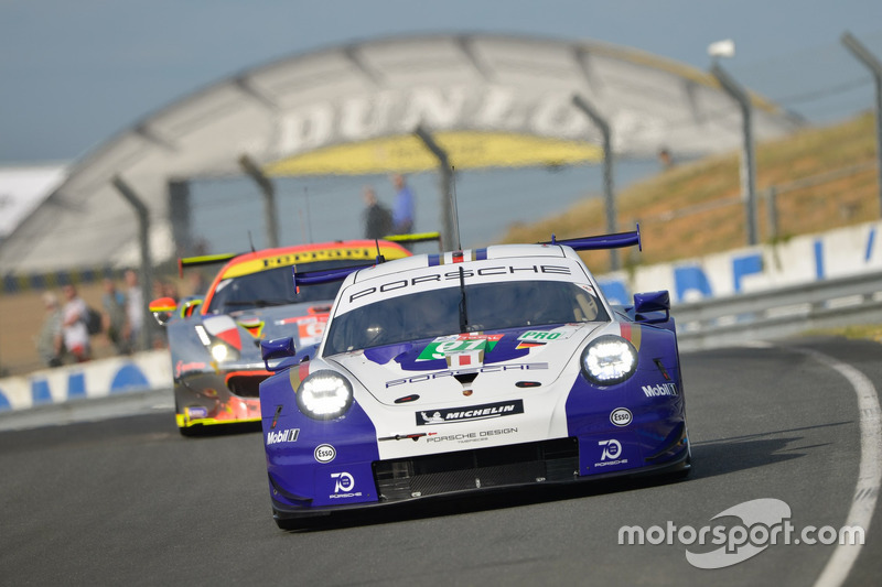 #91 Porsche GT Team Porsche 911 RSR: Richard Lietz, Gianmaria Bruni, Frédéric Makowiecki