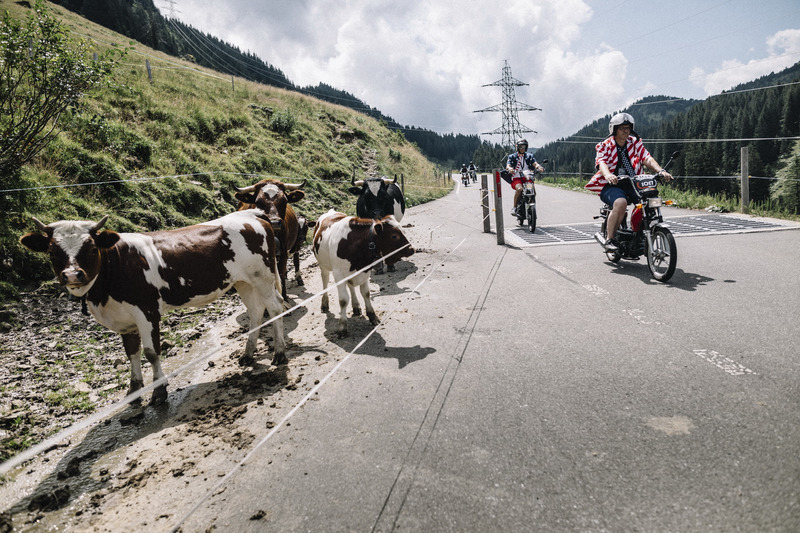 Partecipanti alla Red Bull Alpenbrevet