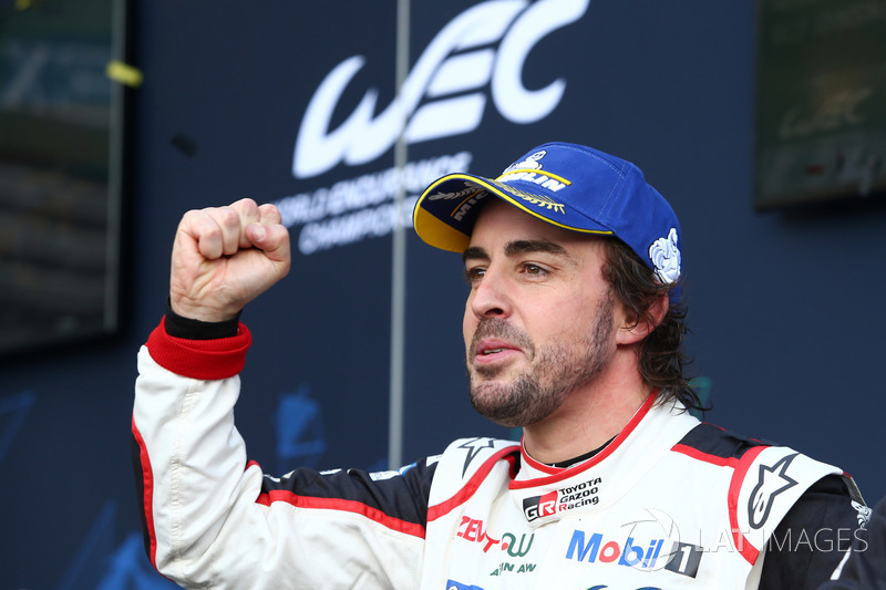 Winner Fernando Alonso, Toyota Gazoo Racing