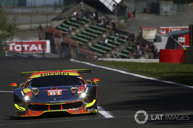 #61 Clearwater Racing Ferrari 488 GTE: Weng Sun Mok, Keita Sawa, Matthew Griffin