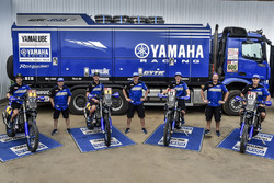 #7 Yamaha Official Rally Team: Franco Caimi, #4 Yamaha Official Rally Team: Adrien van Beveren, #23 Yamaha Official Rally Team: Xavier De Soultrait, #44 Yamaha Official Rally Team: Rodney Faggotter