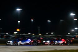 #67 Chip Ganassi Racing Ford GT, GTLM: Ryan Briscoe, Richard Westbrook, Scott Dixon #66 Chip Ganassi Racing Ford GT, GTLM: Dirk Müller, Joey Hand, Sébastien Bourdais